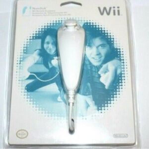 New/Factory Sealed Official Nintendo Wii Nunchuk White Controller